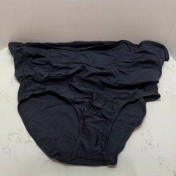 NWT Christina Black Skirted Bottom Swimsuit - Picture 2 of 9